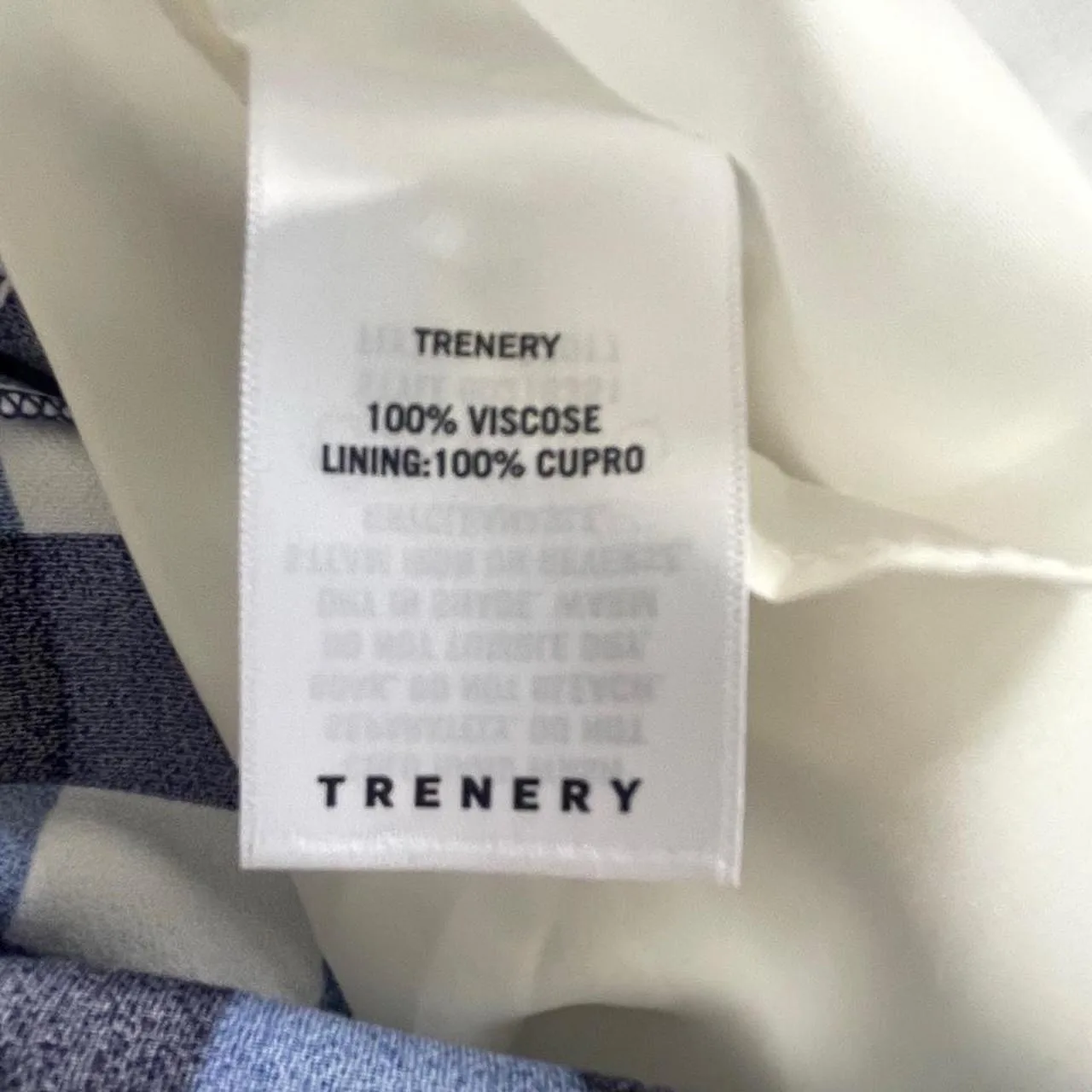 Trenery blue and white checkered shift dress – photo 7