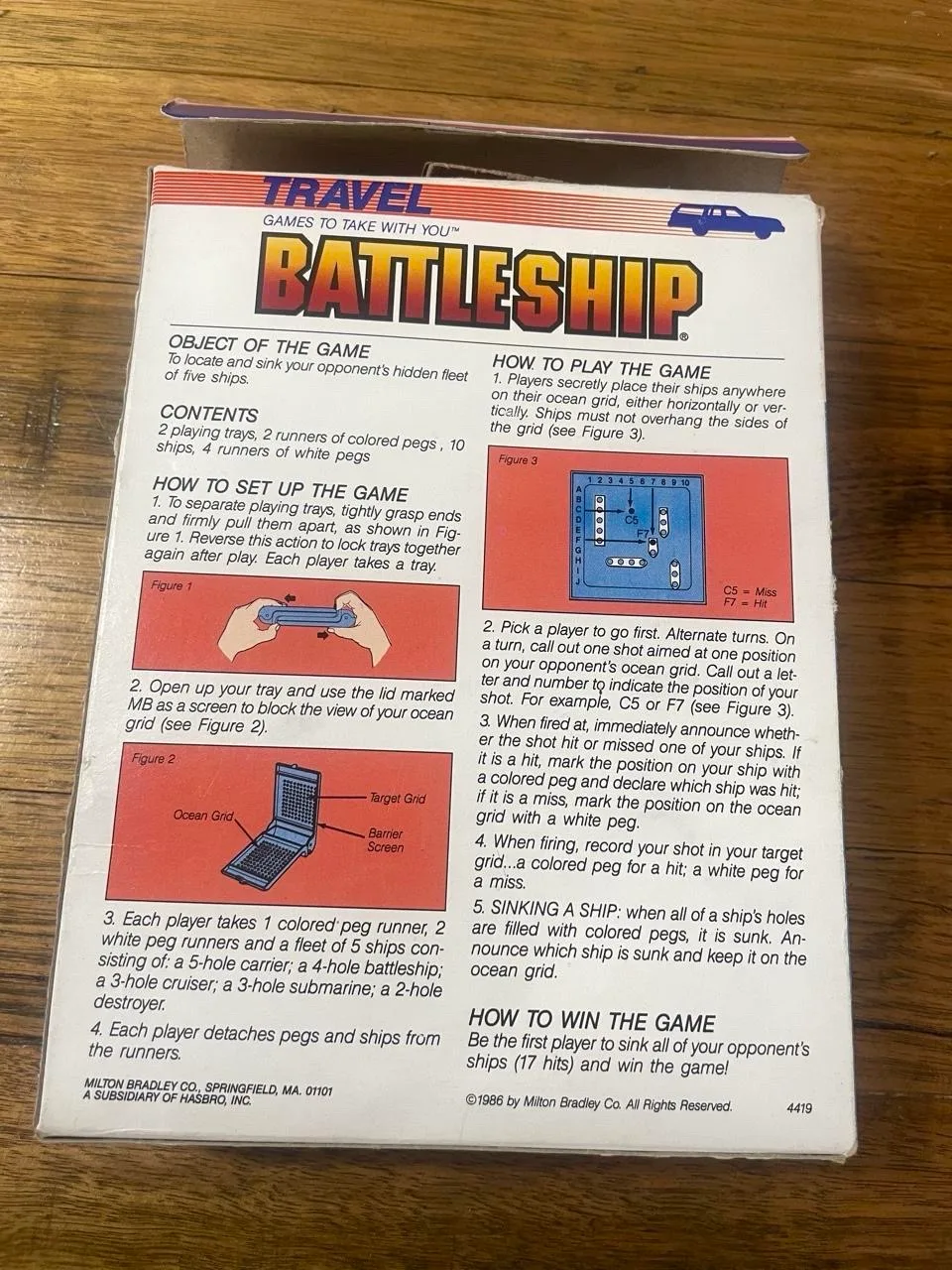 Vintage 1989 MB Travel Battleship – photo 2