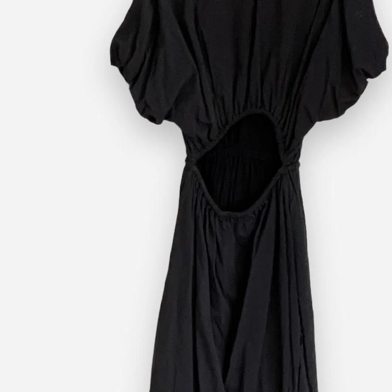 DISSH black dress with open back size 10 – photo 2