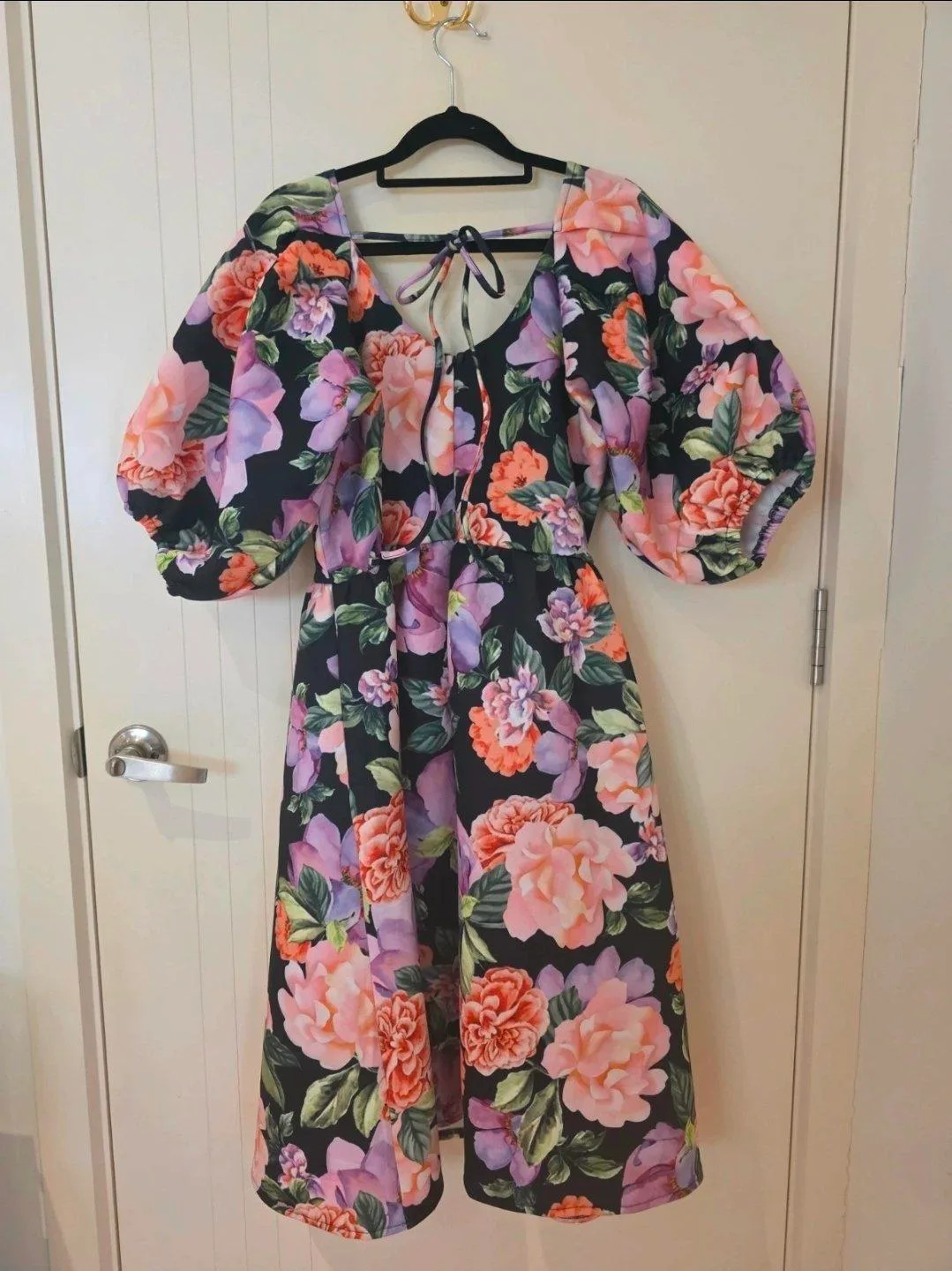 Floral print cocktail dress — photo 2