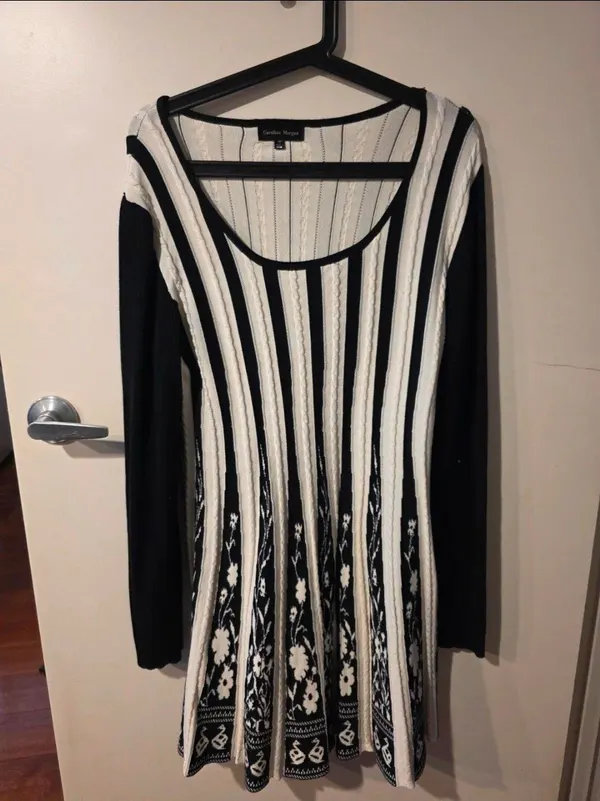 Knitted winter dress