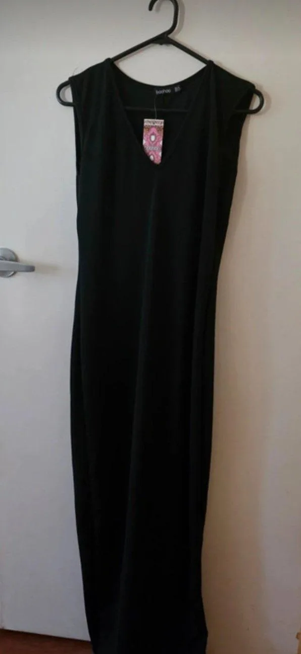 Black evening dress — photo 2