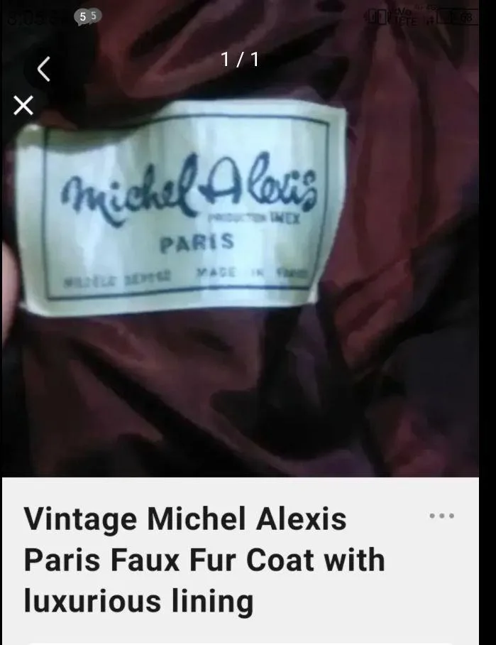 Michel Alexis faux fur coat — photo 7
