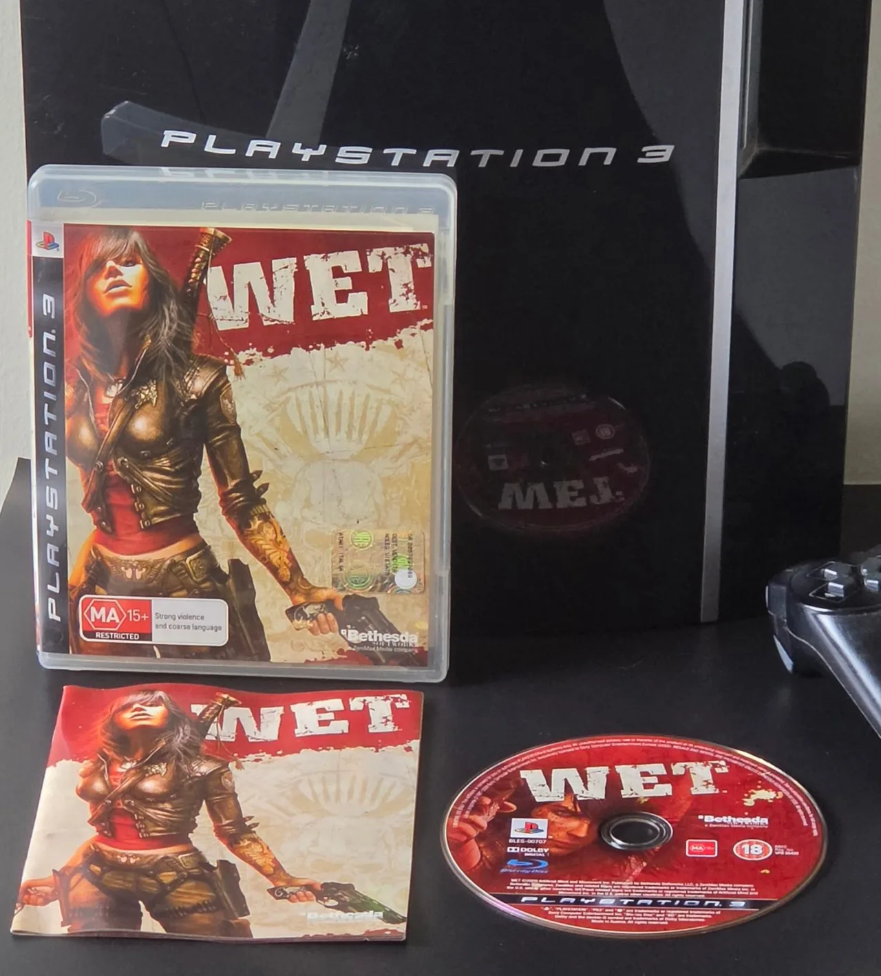 2009 WET PS3 PlayStation 3 Australian Release Complete w/ Manual — photo 8