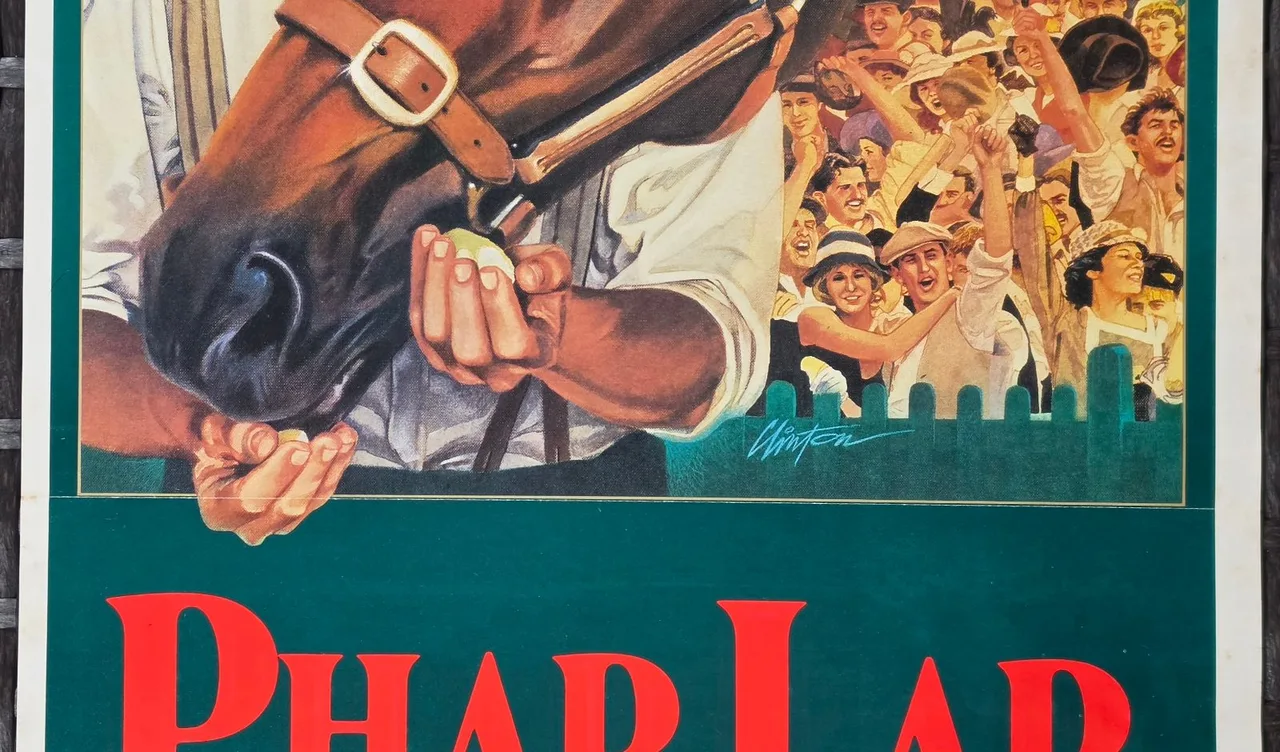 1983 Phar Lap Original Australian Daybill Movie Poster Horse Racing — photo 5