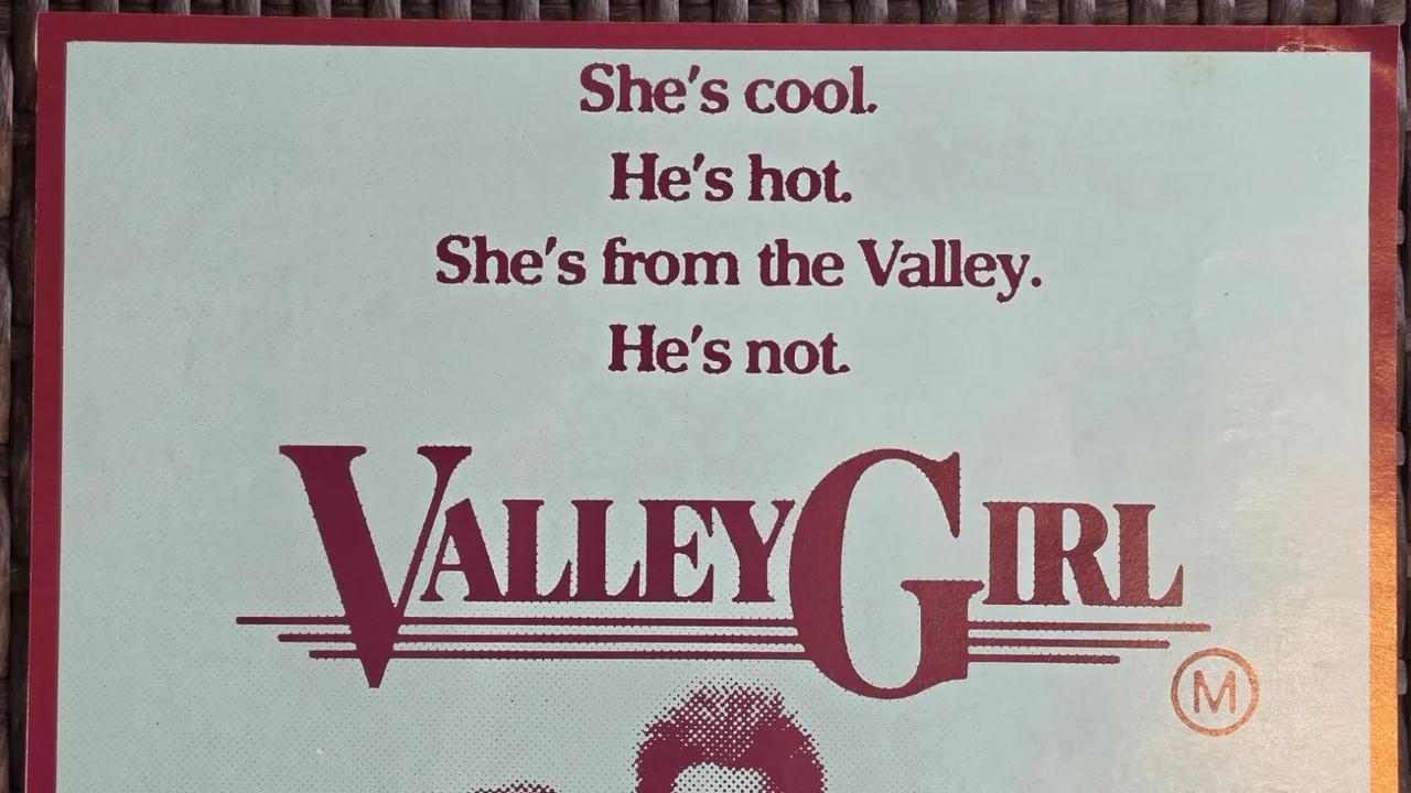 Valley Girl 1983 Original Australian Daybill Poster Nicolas Cage Teen Comedy VG – photo 7