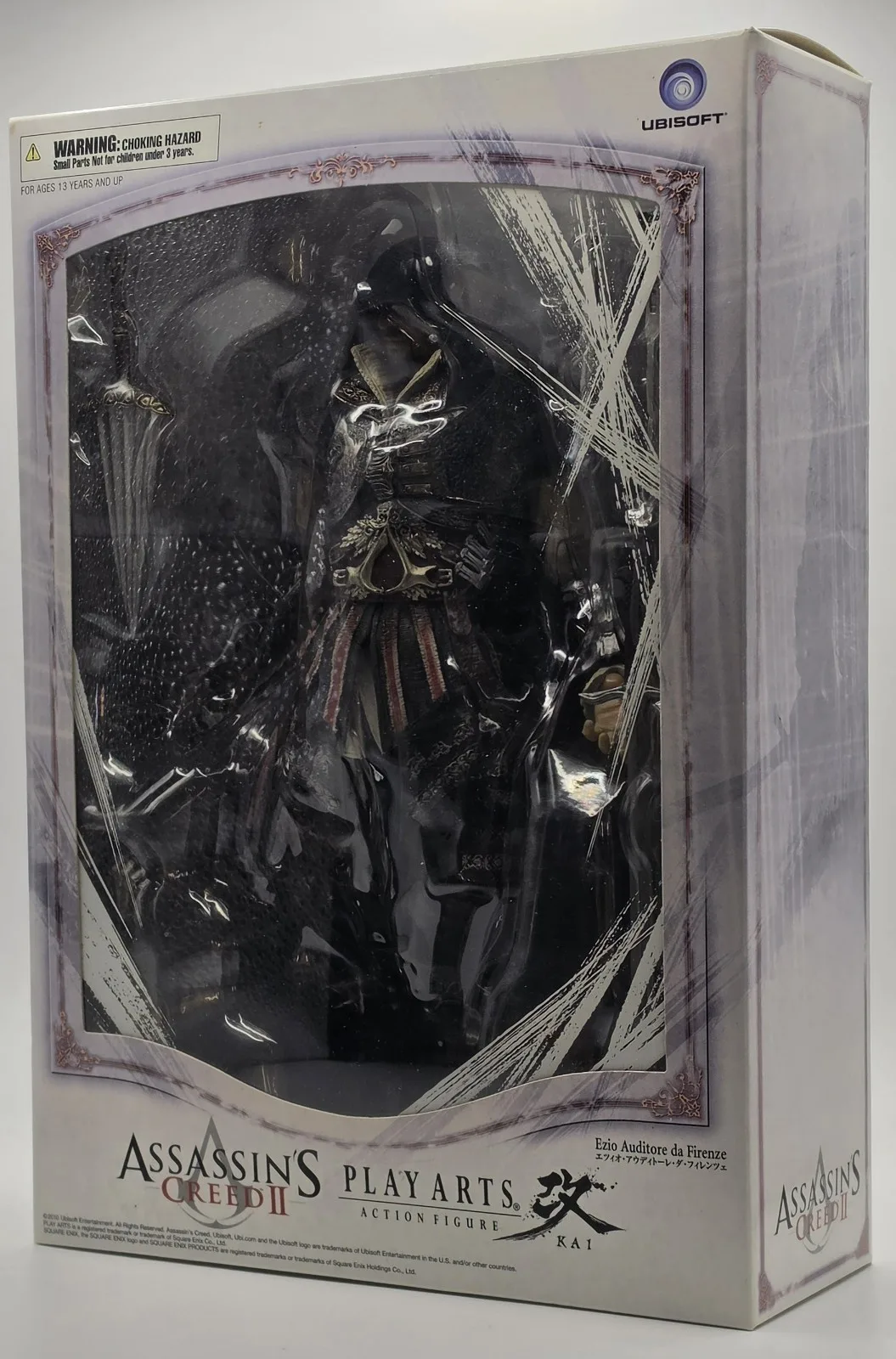 2010 Assassin's Creed II Play Arts Kai Ezio Auditore Factory Sealed Figure – photo 3
