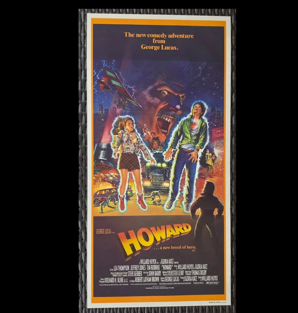 Howard the Duck 1986 Original Australian Daybill Movie Poster George Lucas