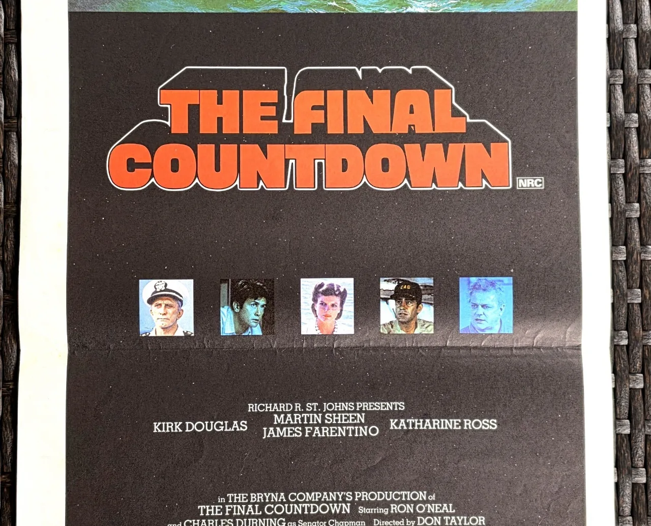 The Final Countdown 1980 Original Australian Daybill Poster Sci-Fi War E – photo 4