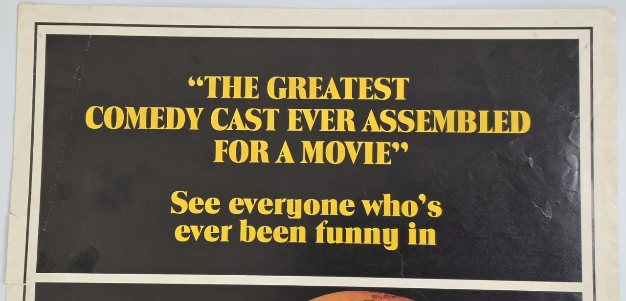 1983 Original Australian Daybill Yellowbeard Monty Python Comedy VG – photo 3