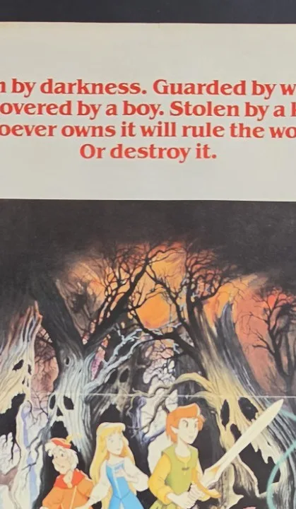 1985 The Black Cauldron Original Australian Daybill Disney Movie Poster E – photo 8