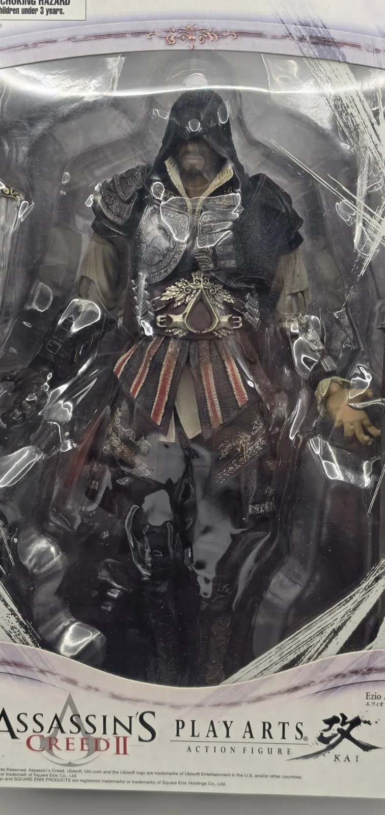 2010 Assassin's Creed II Play Arts Kai Ezio Auditore Factory Sealed Figure – photo 2
