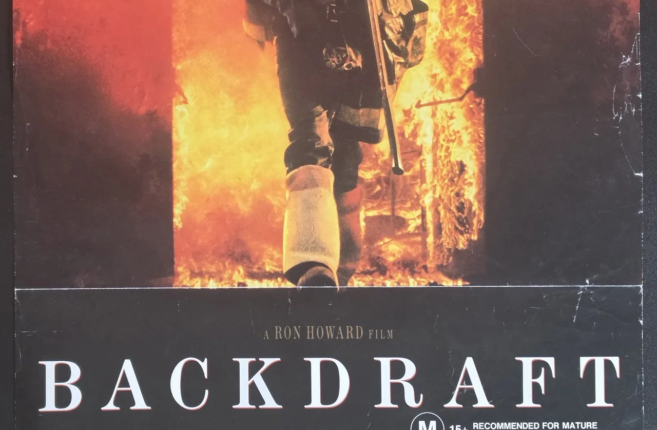 1991 Backdraft Original Australian Daybill Kurt Russell Ron Howard VG – photo 5