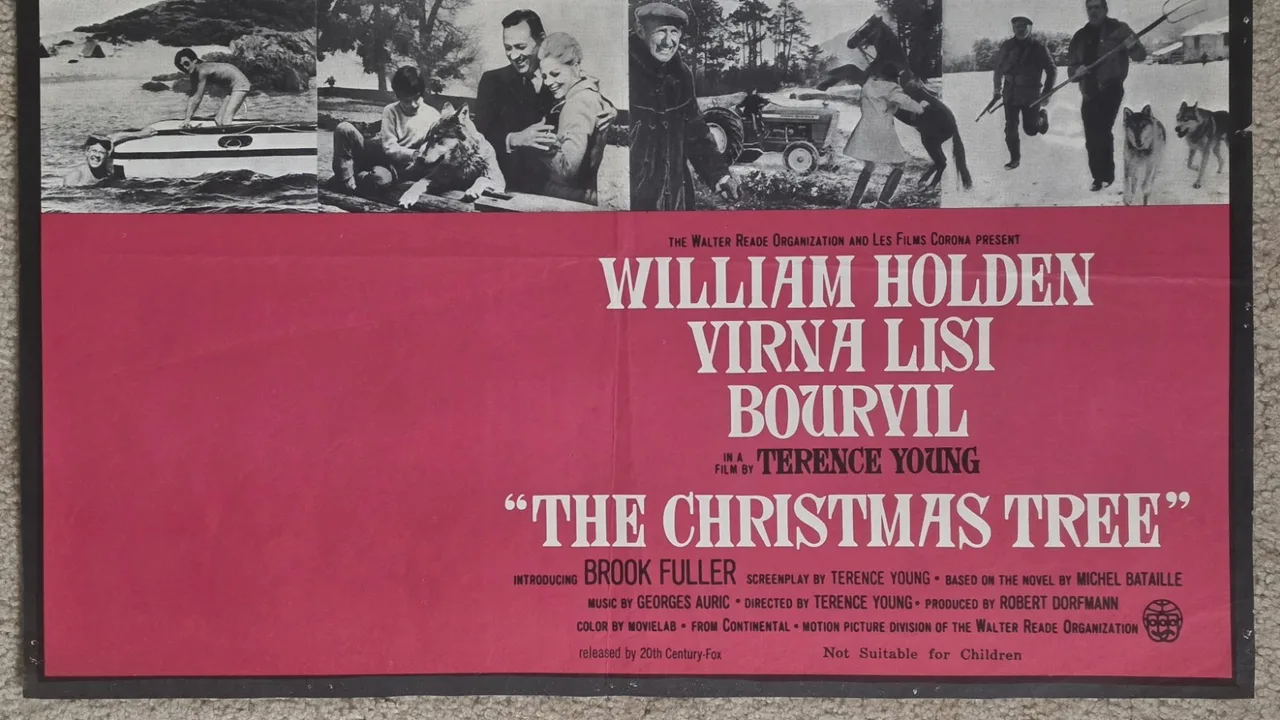 The Christmas Tree 1969 Original Australian One Sheet 27x40Poster William Holden – photo 4