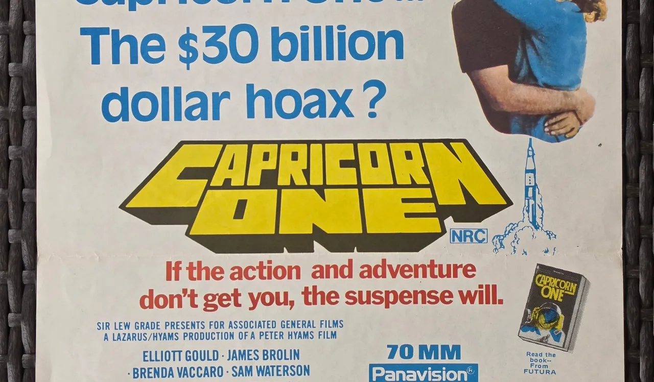 Capricorn One 1978 Original Australian Daybill Movie Poster Elliott Gould – photo 4