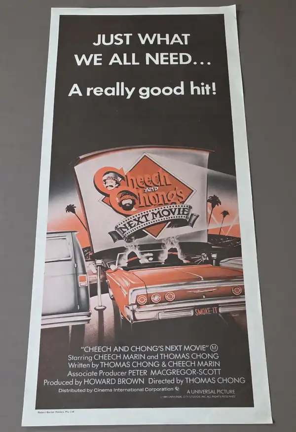 Cheech & Chong's Next Movie 1980 Australian Daybill Poster Original A