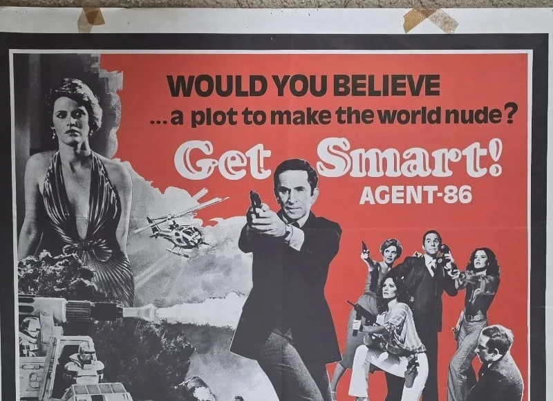 The Nude Bomb 1980 Original Australian One Sheet Movie Poster Get Smart Don Adam – photo 7