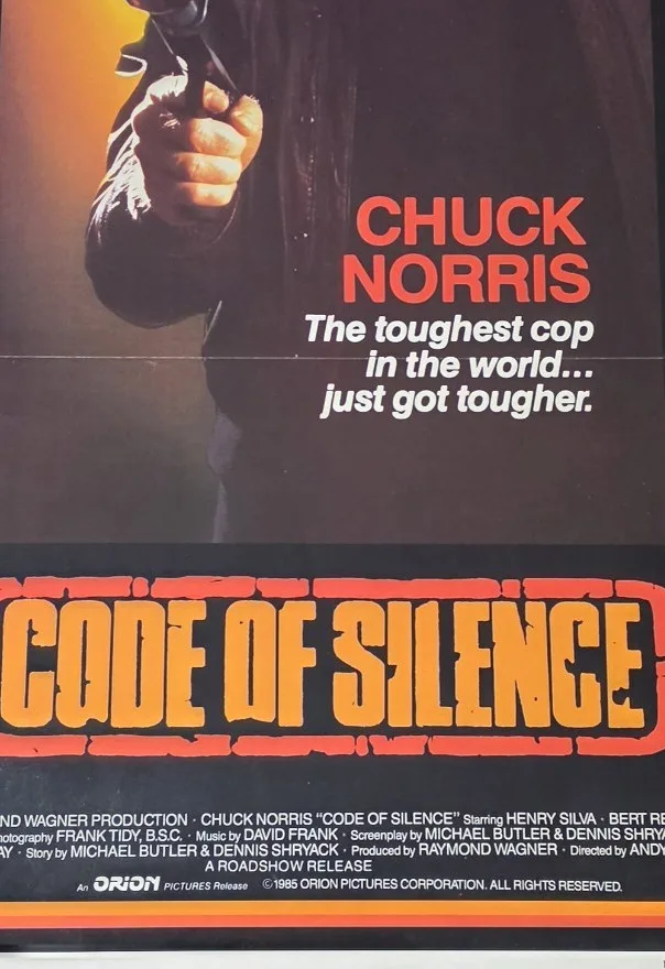 Code of Silence 1985 Australian Daybill Poster Chuck Norris Original – photo 5
