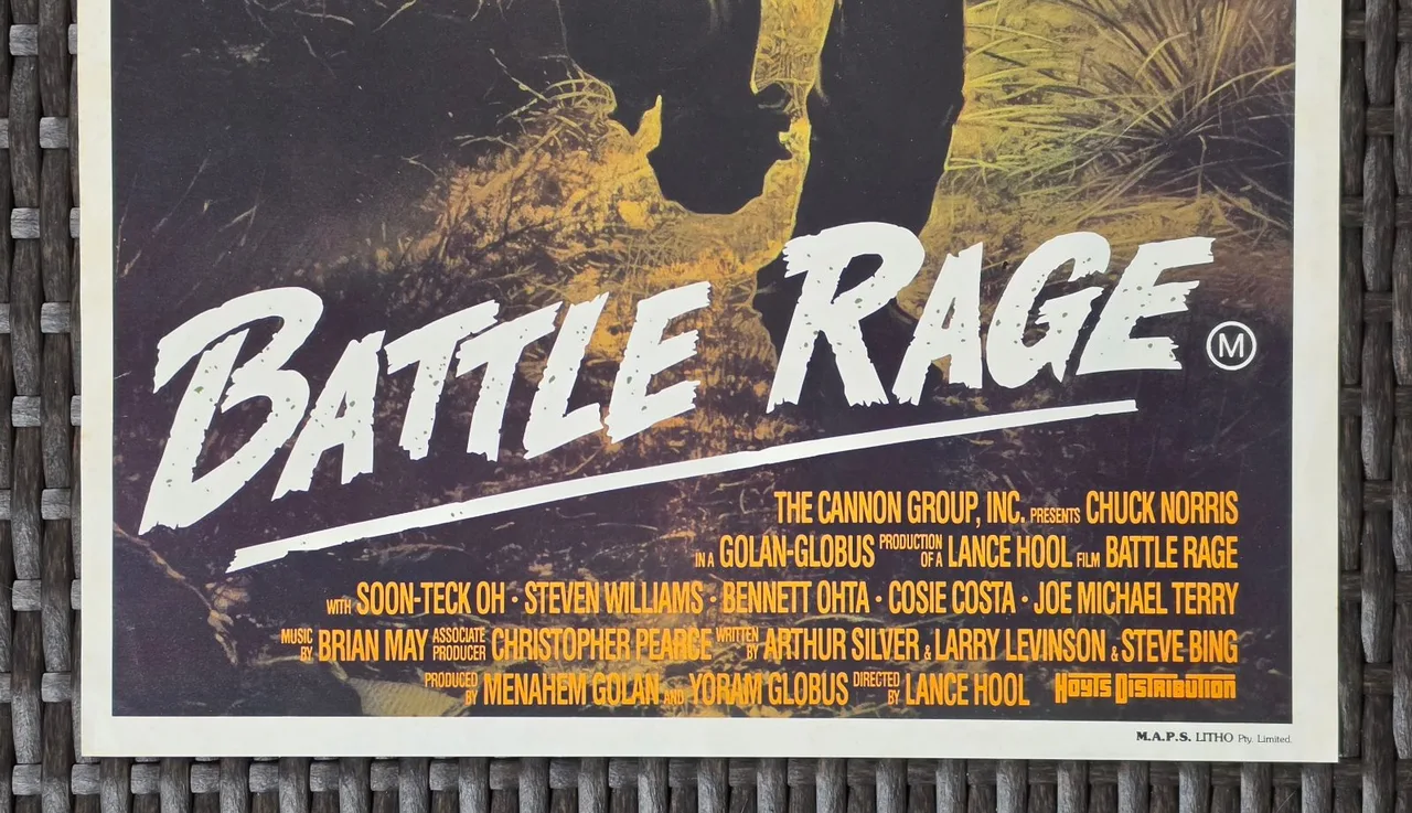 1985 Battle Rage / Missing in Action 2 Original Australian Daybill Chuck Norris — photo 6