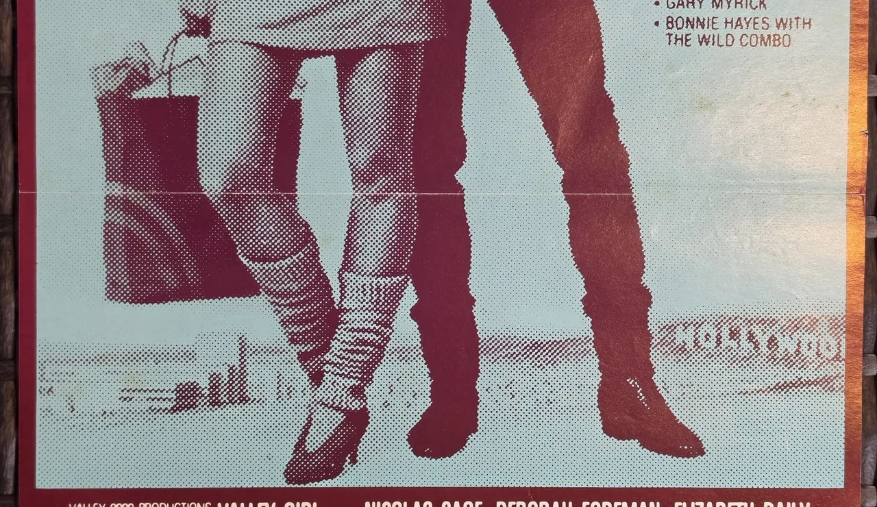 Valley Girl 1983 Original Australian Daybill Poster Nicolas Cage Teen Comedy VG – photo 4