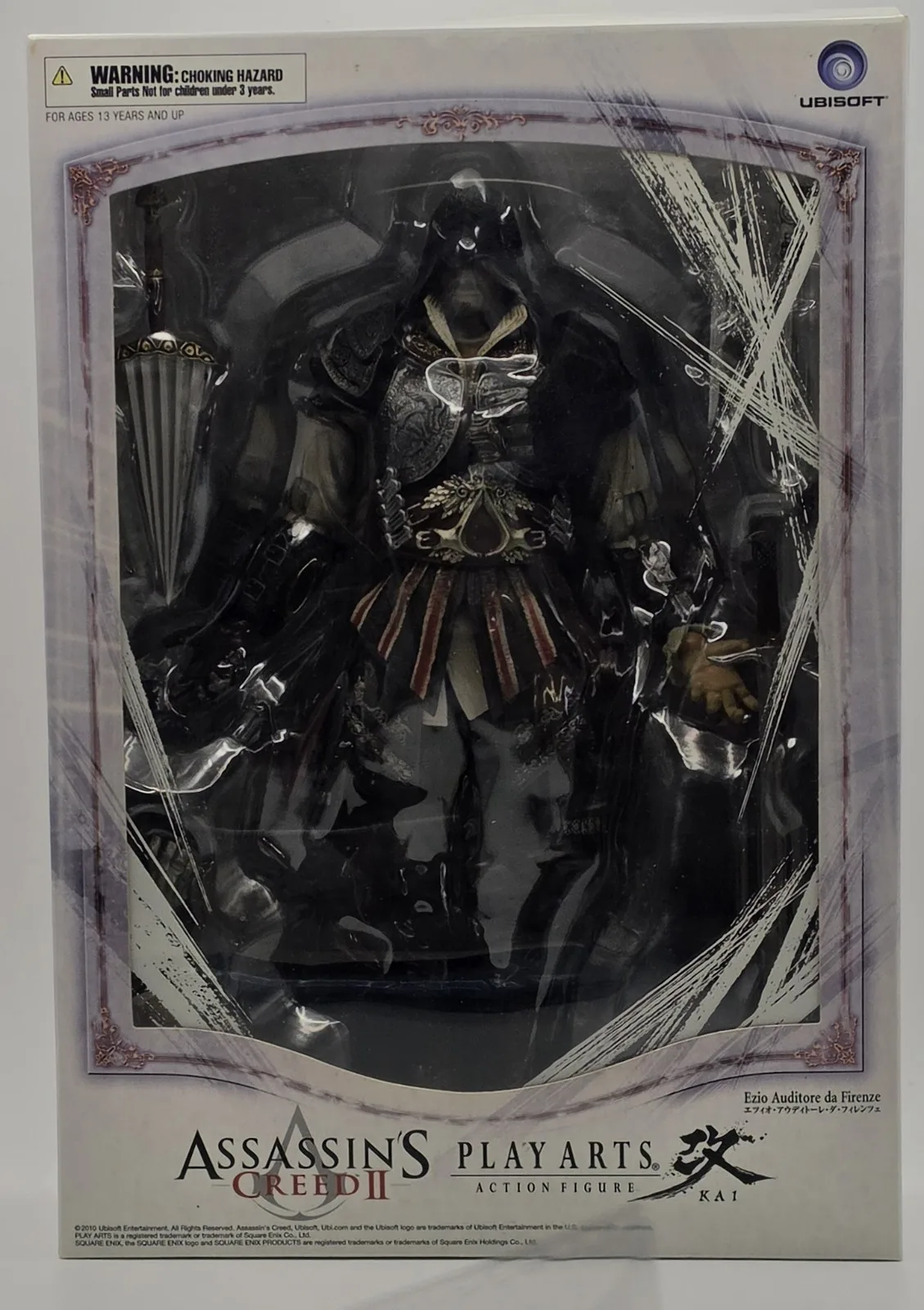 2010 Assassin's Creed II Play Arts Kai Ezio Auditore Factory Sealed Figure – photo 6