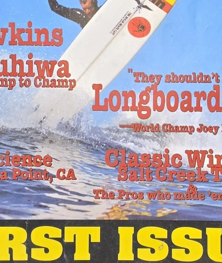 1993 Cross Step Vol. 1 No. 1 First Issue Surf Magazine Joey Hawkins VG Bag+Board – photo 11