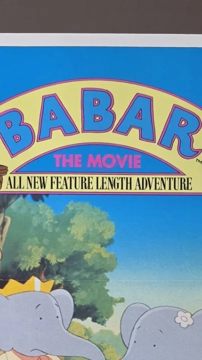 Babar The Movie 1989 Original Australian Daybill Poster Nelvana Hoyts – photo 6