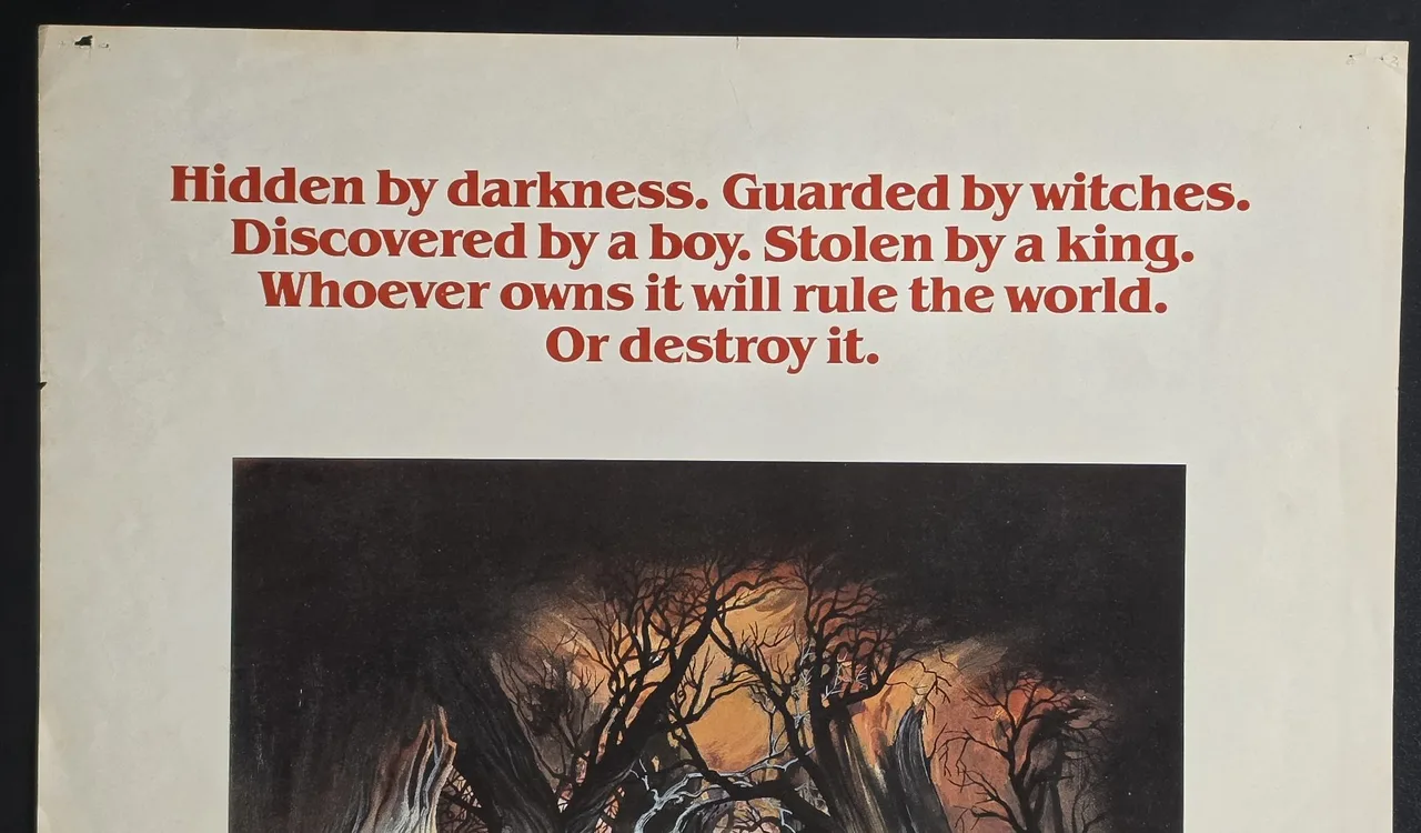 1985 The Black Cauldron Original Australian Daybill Disney Movie Poster E – photo 4