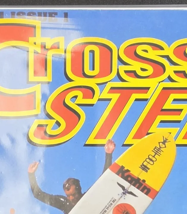 1993 Cross Step Vol. 1 No. 1 First Issue Surf Magazine Joey Hawkins VG Bag+Board – photo 8