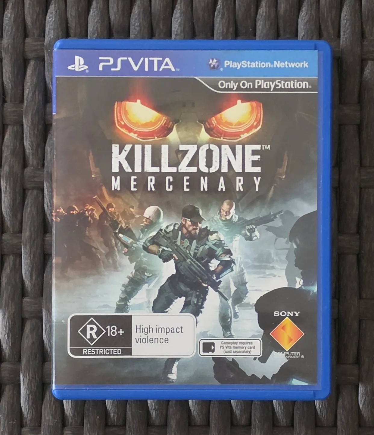 2013 Killzone Mercenary PS Vita Australian Release R18+ No Manual – photo 2