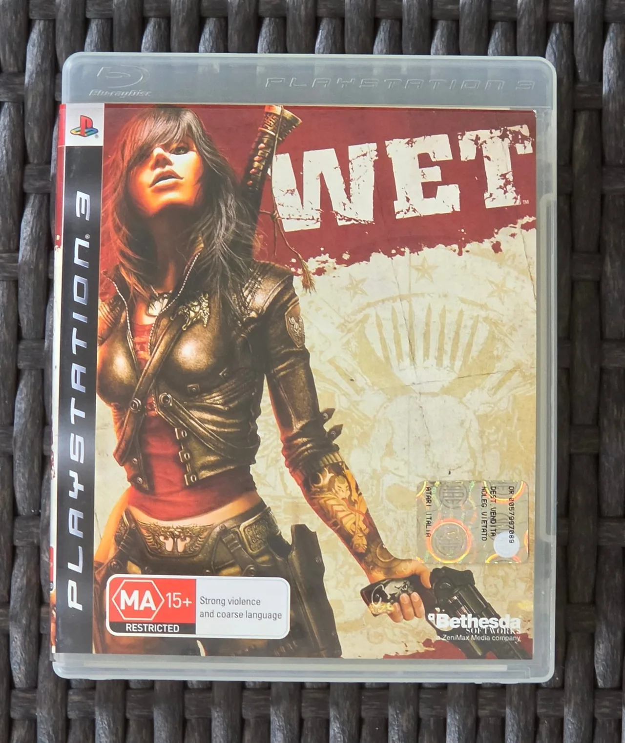 2009 WET PS3 PlayStation 3 Australian Release Complete w/ Manual — photo 2