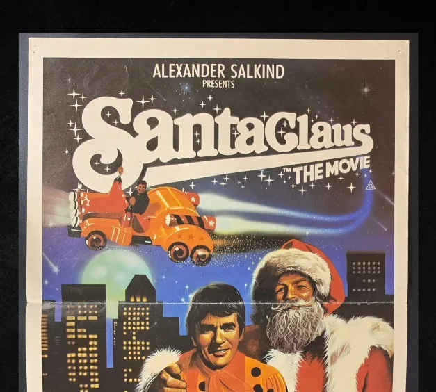 1985 Santa Claus: The Movie Original Australian Daybill Movie Poster VG – photo 8
