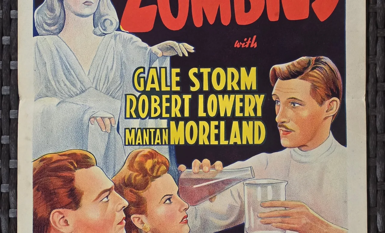 1943 Revenge of the Zombies Original Australian Daybill Horror Movie Poster — photo 6