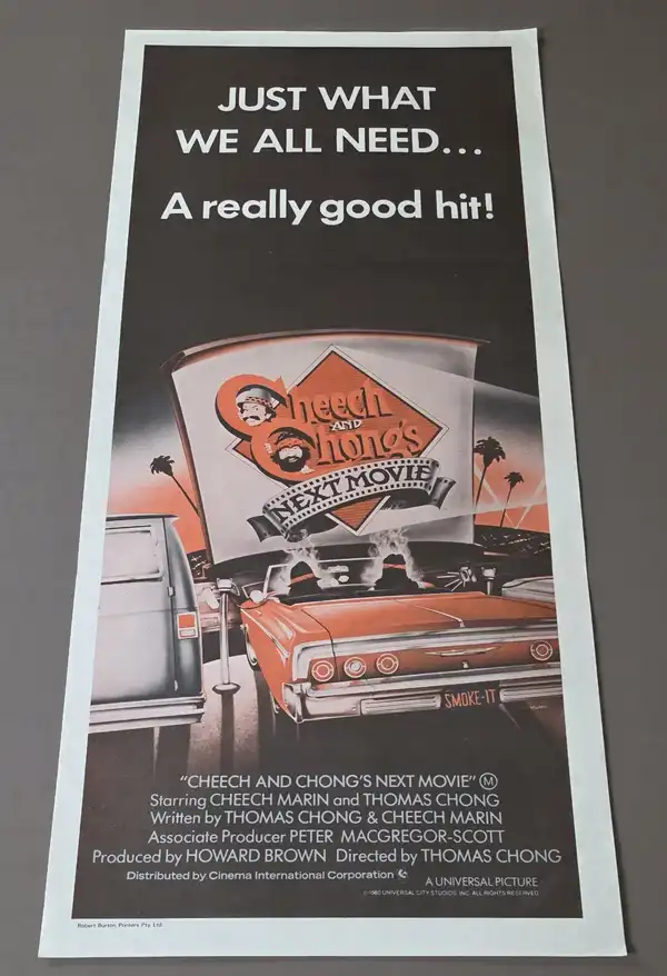 Cheech & Chong's Next Movie 1980 Australian Daybill Poster Original C
