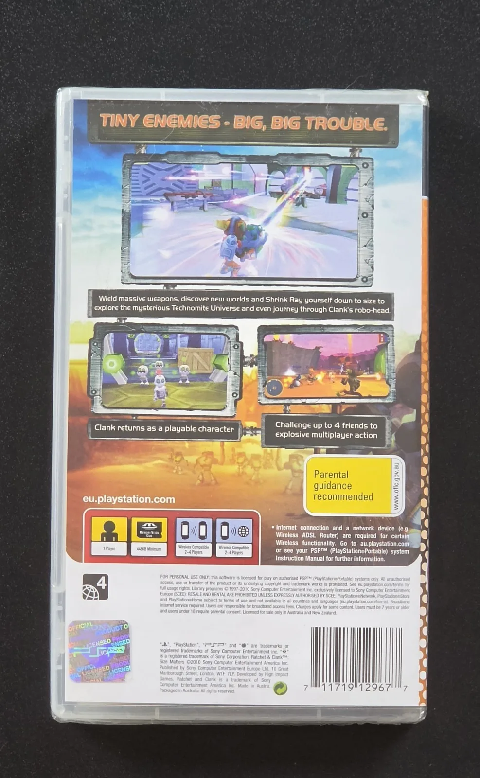 Ratchet & Clank Size Matters PSP Essentials Factory Sealed PAL Australian NEW – photo 2