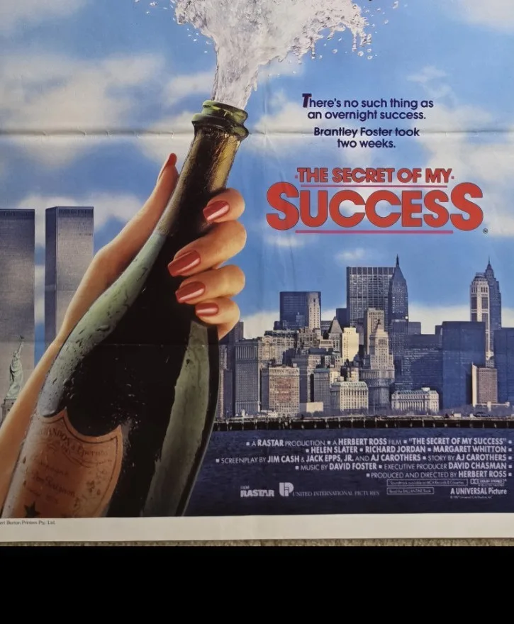 1987 The Secret of My Success Original Australian 27x40 One Sheet Movie Poster – photo 3