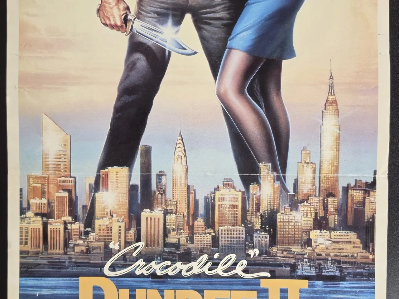 1988 Crocodile Dundee II Orig Australian Daybill Paul Hogan (Crocodile Dundee)VG – photo 4