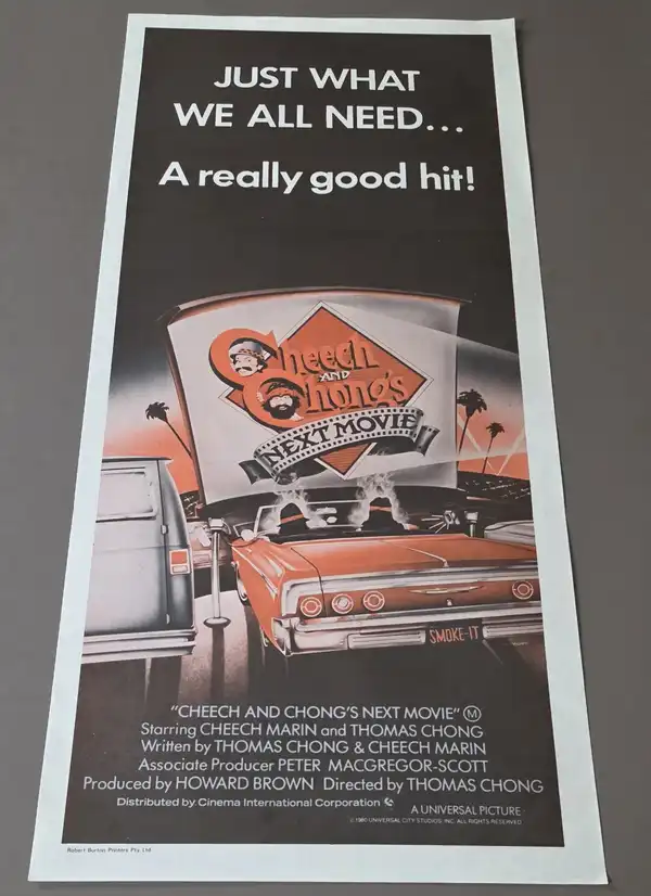 Cheech & Chong's Next Movie 1980 Australian Daybill Poster Original B