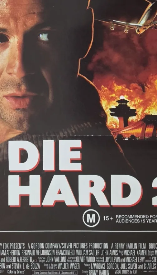 Die Hard 2 1990 Original Australian Daybill Poster Bruce Willis Die Harder – photo 7