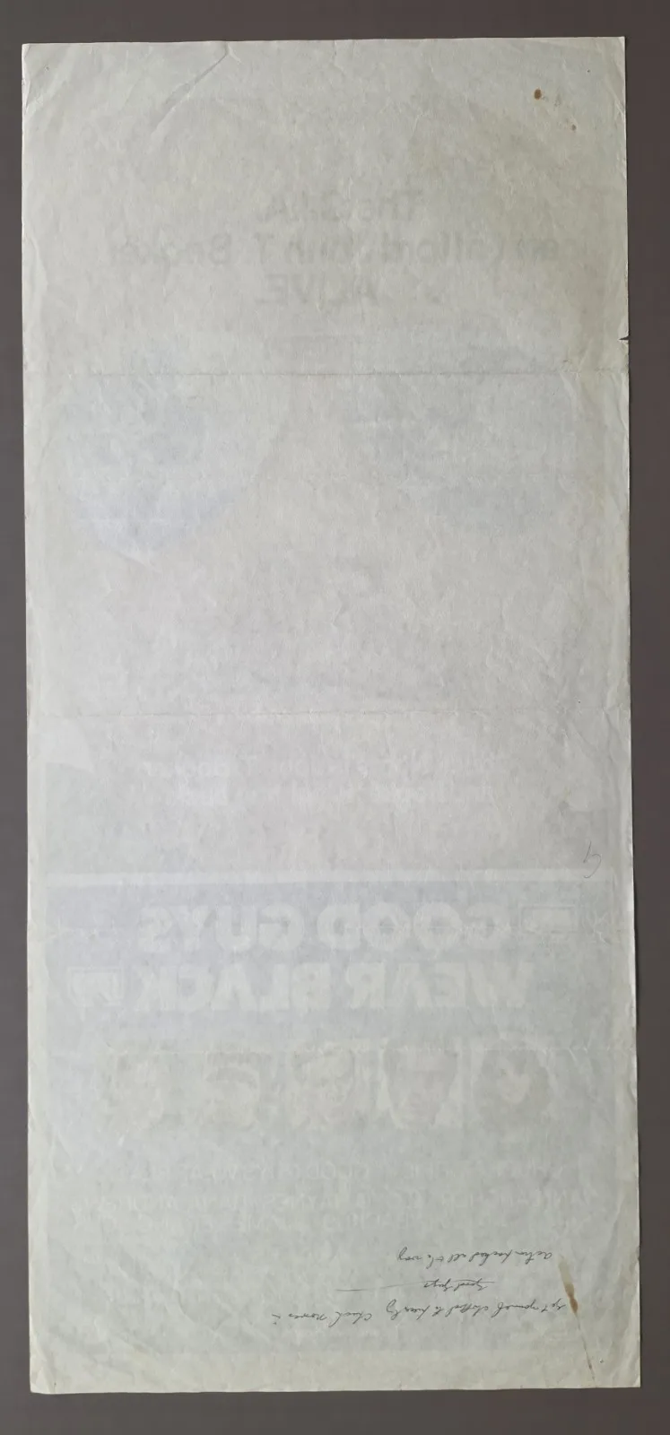 Good Guys Wear Black 1978 Australian Daybill Poster Chuck Norris Original – photo 3