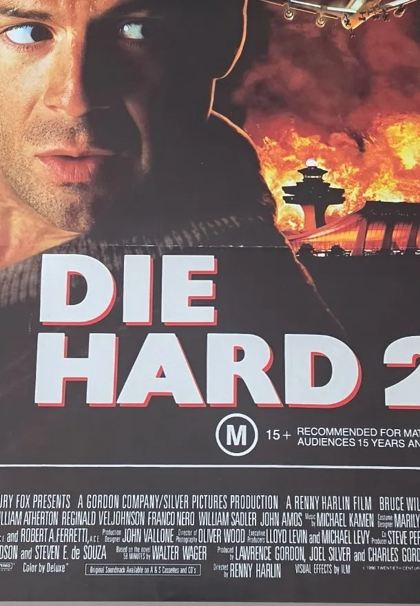 Die Hard 2 1990 Original Australian Daybill Poster Bruce Willis Die Harder – photo 5