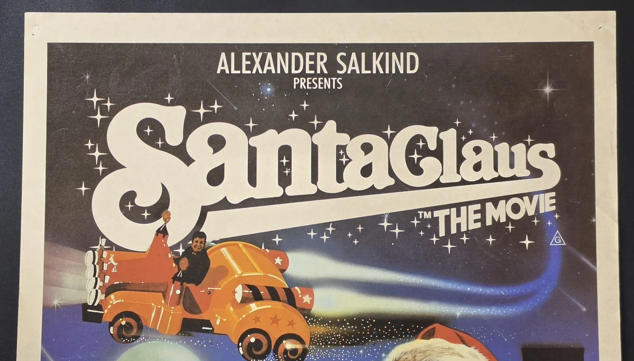 1985 Santa Claus: The Movie Original Australian Daybill Movie Poster VG – photo 3