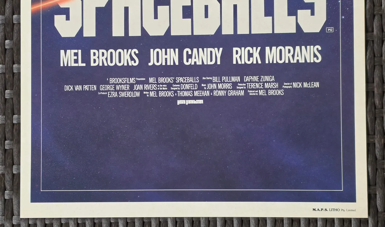 Spaceballs 1987 Original Australian Daybill Movie Poster Mel Brooks John Candy — photo 6