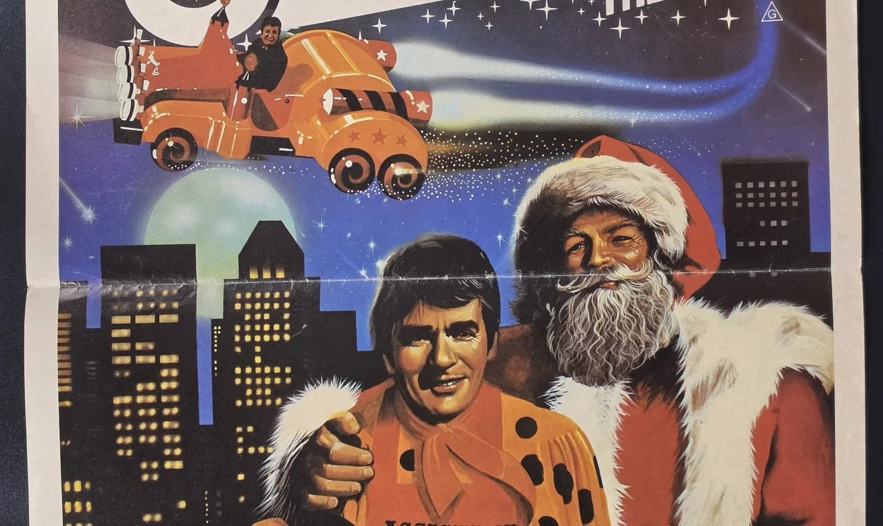 1985 Santa Claus: The Movie Original Australian Daybill Movie Poster VG – photo 6