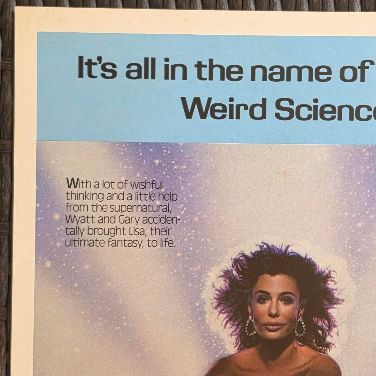 1985 Weird Science Original Australian Daybill Movie Poster E Cult Comedy – photo 7