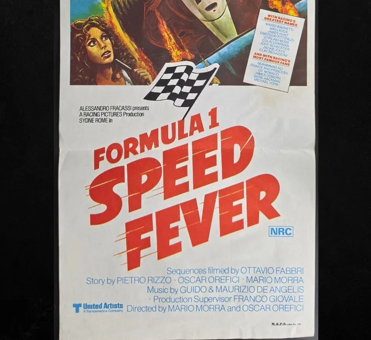 1978 Formula 1 Speed Fever Original Australian Daybill Movie Poster Racing VG+ – photo 9