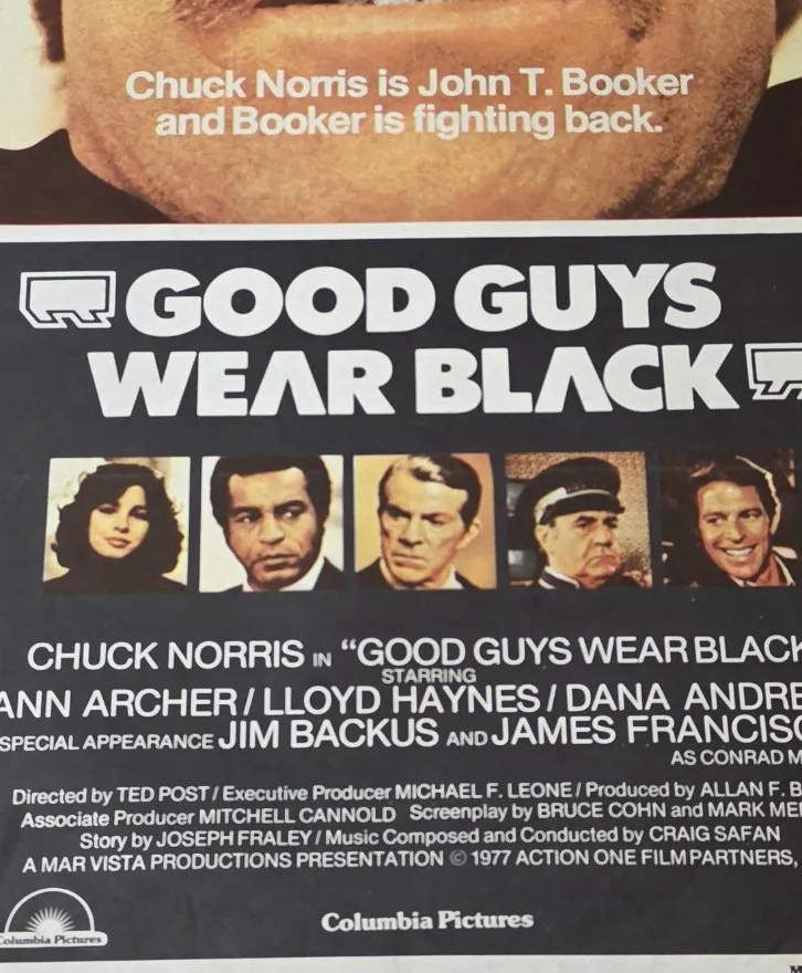 Good Guys Wear Black 1978 Australian Daybill Poster Chuck Norris Original – photo 5
