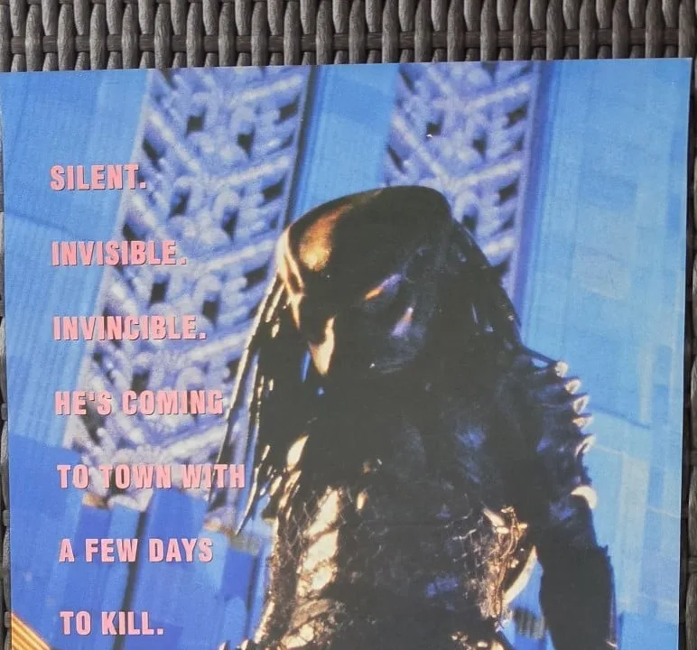 Predator 2 1990 Original Australian Daybill Movie Poster Danny Glover Alien – photo 4