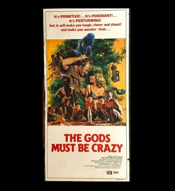 The Gods Must Be Crazy 1980 Original Australian Daybill Cult Comedy Adventure G