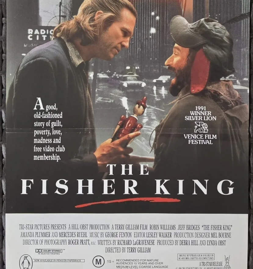 1991 The Fisher King Original Australian Daybill Movie Poster Robin Williams – photo 8